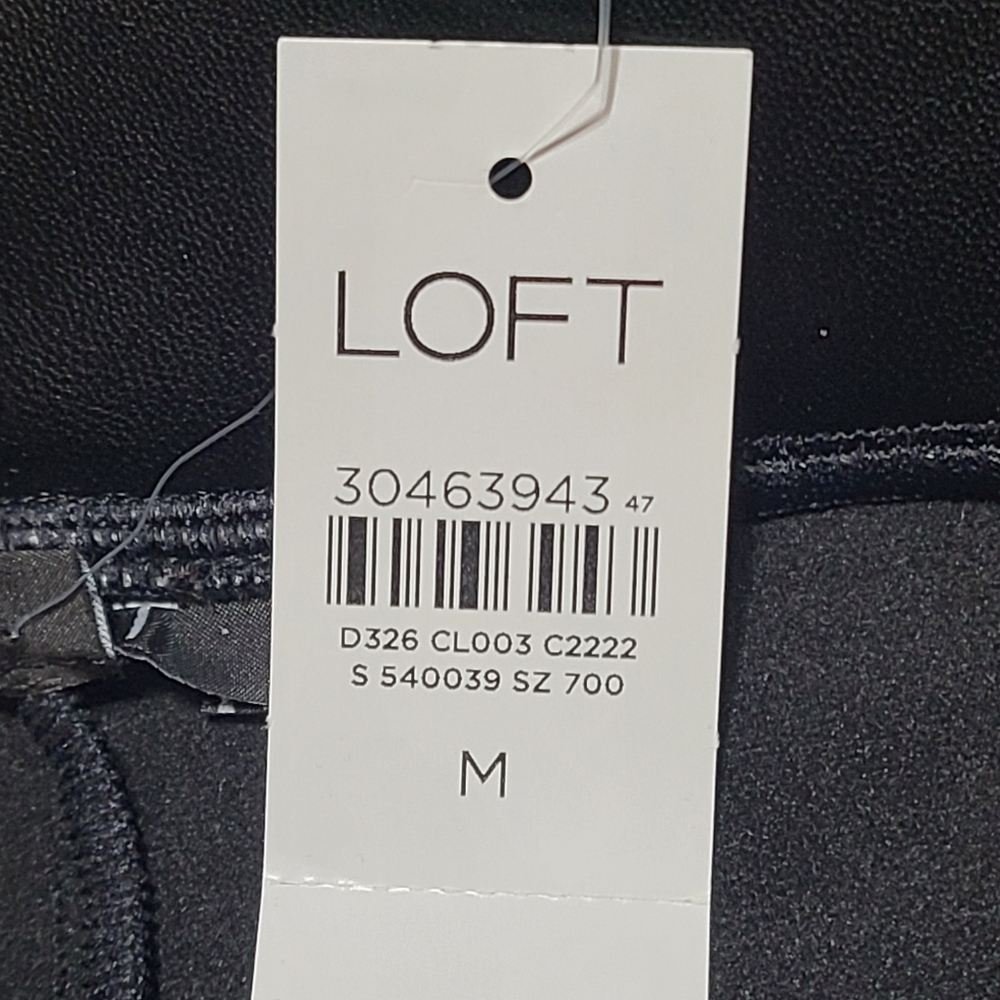 Loft Faux Leather leggings size M - Picture 6 of 11